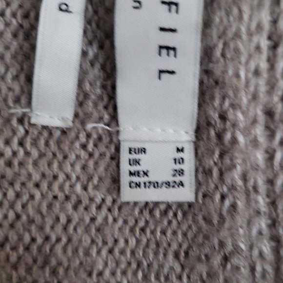 Cortefiel Women Wool Blend Knitted Cardigan Tan Brown Size Medium EUR - Picture 7 of 10